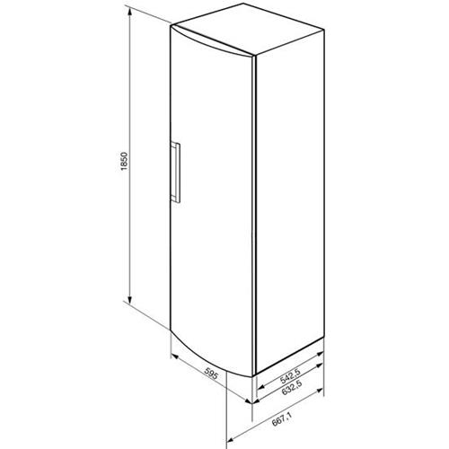Smeg FA35PX3 Refrigerator | Freestanding