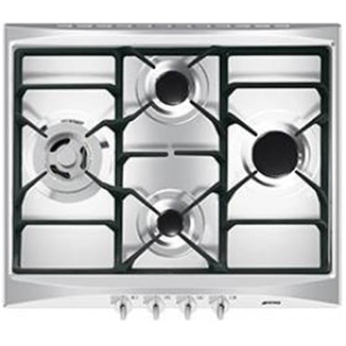 Smeg SR264XGH Kochfeld | Einbauversion | Edelstahl, Einbauversion, Gas