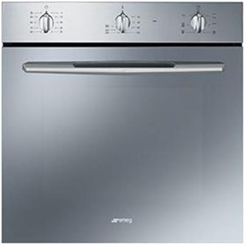 Smeg SF561X Horno | Nevera de vino termoeléctrico | Clase energética A | Promedio, horno eléctrico, 61 L