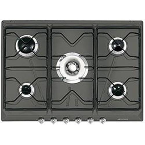 Smeg SRV576TT Placa de cocción | Nevera de vino termoeléctrico | Titanio, Para empotrar, Gas