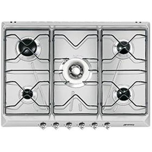 Smeg SRV576AL Kochfeld | Einbauversion | Aluminium, Einbauversion, Gas