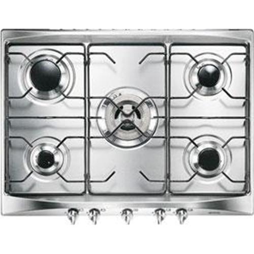Smeg SR275X Plaque de cuisson | Intégré | acier inoxydable, À encastrer, Gaz