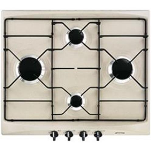 Smeg S264AV Plaque de cuisson | Intégré | Beige, À encastrer, Gaz