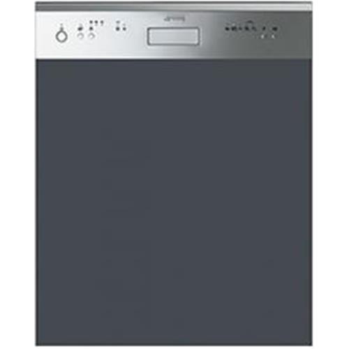 Smeg PL531X Lave-vaisselle | Semi-intégré | Classe énergétique A+ | Partiellement escamotable, acier inoxydable, 13 couverts