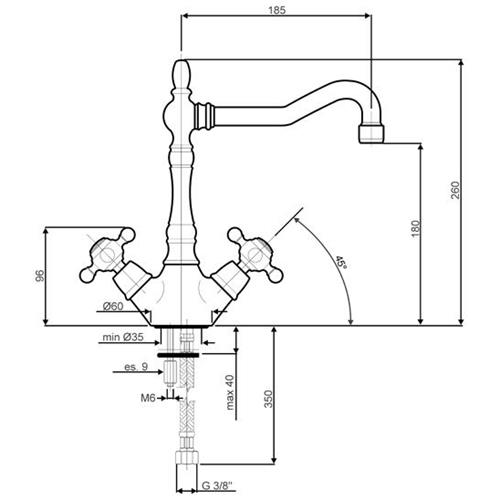 Smeg MIR8RA Robinet et mitigeur | Encastré