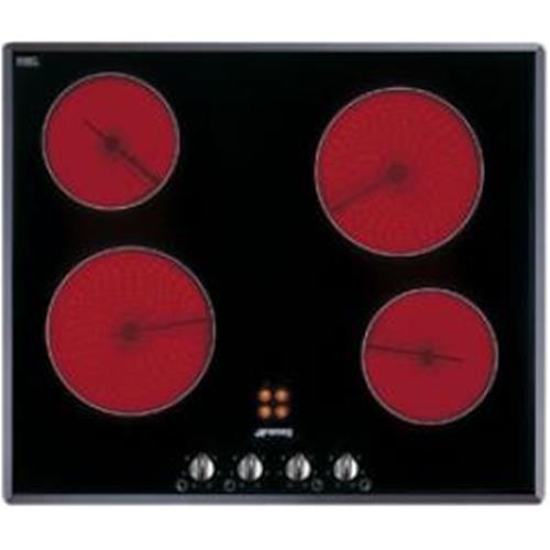 Smeg SE660X1 Kochfeld | Einbauversion | Schwarz, Einbauversion, Keramik