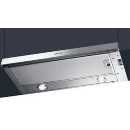 Smeg KSET96 Hotte | Encastré | Classe énergétique D | 660 m3/h, Encaissé, Aluminium