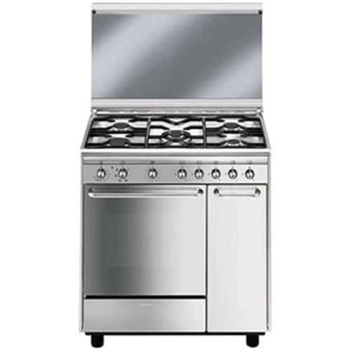 Smeg CX81SV Herd | Einbaukocher | Energieklasse B | Einbaukocher, Edelstahl, Gas