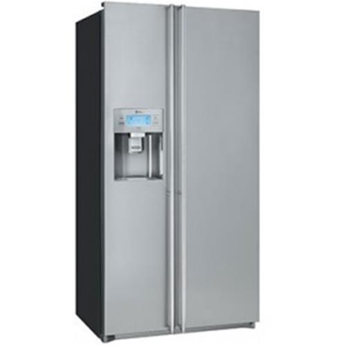 Smeg FA55XBIL3 Frigorífico-congelador | Nevera de vino | Clase energética A+ | Instalación gratuita, Puerta americana, Plata