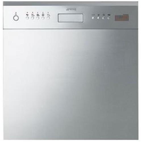 Smeg LSP367X Lave-vaisselle | Semi-intégré | Classe énergétique A+++ | Partiellement escamotable, acier inoxydable, Boutons