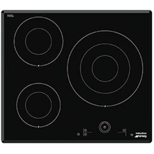 Smeg SI4631CB Plaque de cuisson | Intégré | Noir, À encastrer, Plaque à induction