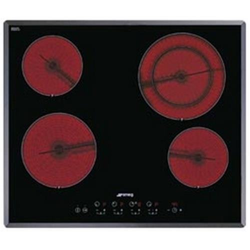 Smeg SE2641TC2 Plaque de cuisson | Intégré | Noir, À encastrer, Céramique