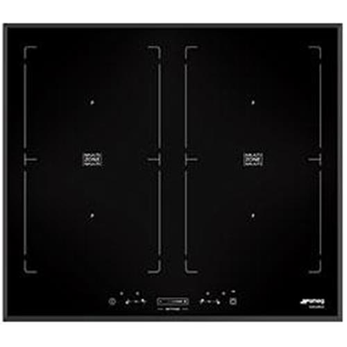 Smeg SIM562B Plaque de cuisson | Intégré | Noir, À encastrer, Plaque à induction