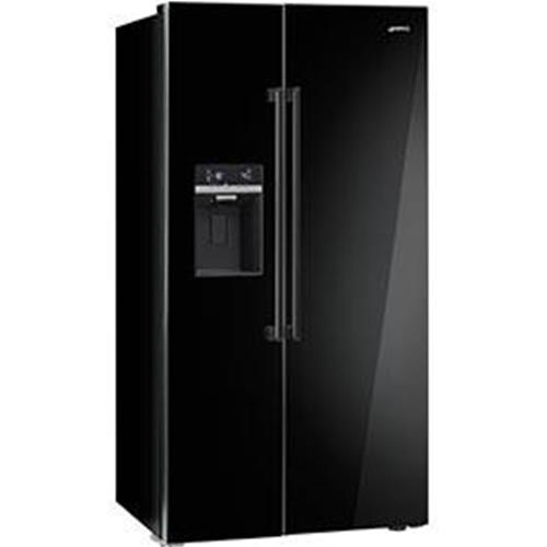Smeg SBS63NED Réfrigérateur-congélateur | Pose libre | Classe énergétique A+ | Installation libre, Porte à battants, Noir
