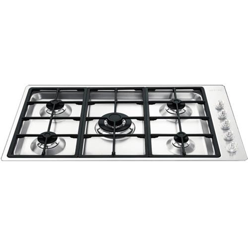 Smeg PGF95SC Plaque de cuisson | Intégré | acier inoxydable, À encastrer, Gaz