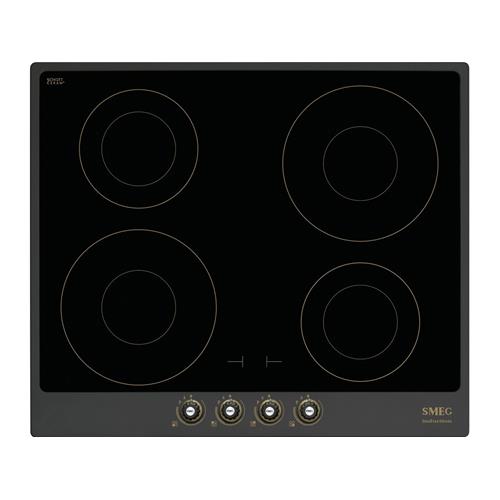 Smeg PI764AO Plaque de cuisson | Intégré | Anthracite, Noir, À encastrer