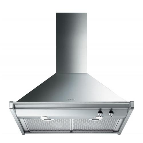 Smeg KD70XE Dunstabzugshaube | Wandmontiert | Energieklasse B | 542 m3/h, Anwärter, A