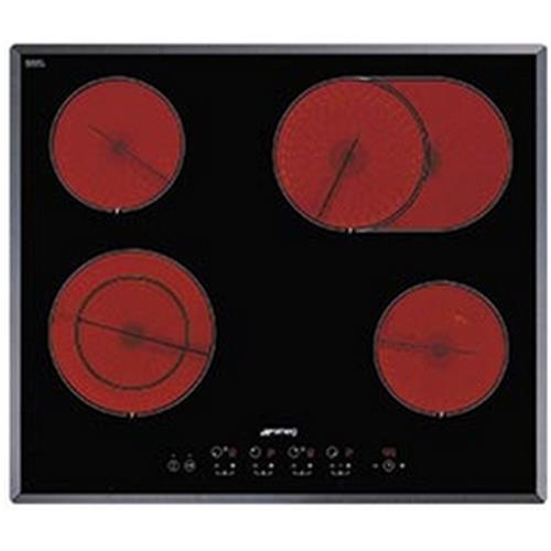 Smeg SE2664TC2 Plaque de cuisson | Intégré | Noir, À encastrer, Céramique