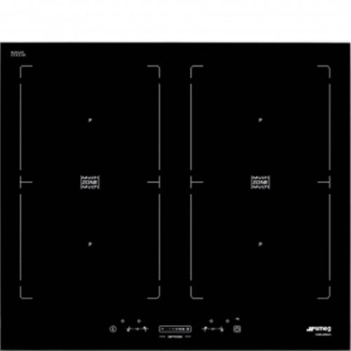 Smeg SIM562FX Kochfeld | Einbauversion | Schwarz, Einbauversion, Induktionskochfeld