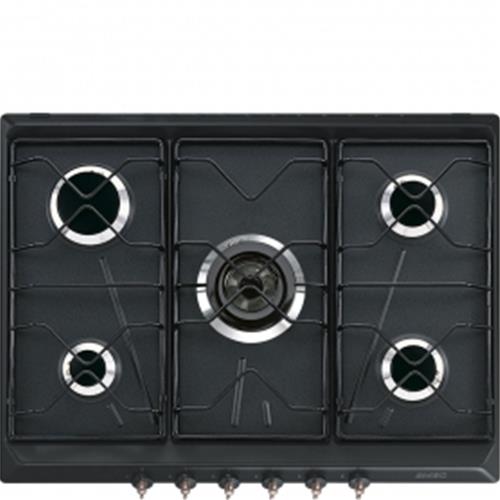 Smeg SRV876AO Kochfeld | Einbauversion | Anthrazit, Einbauversion, Gas