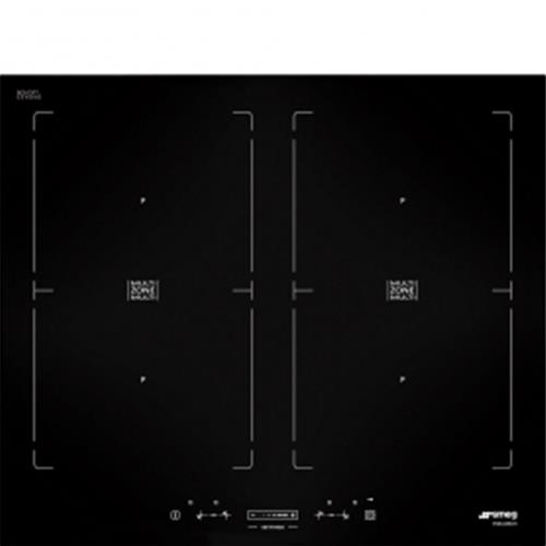 Smeg SIM562D Kochfeld | Einbauversion | Schwarz, Einbauversion, Induktionskochfeld