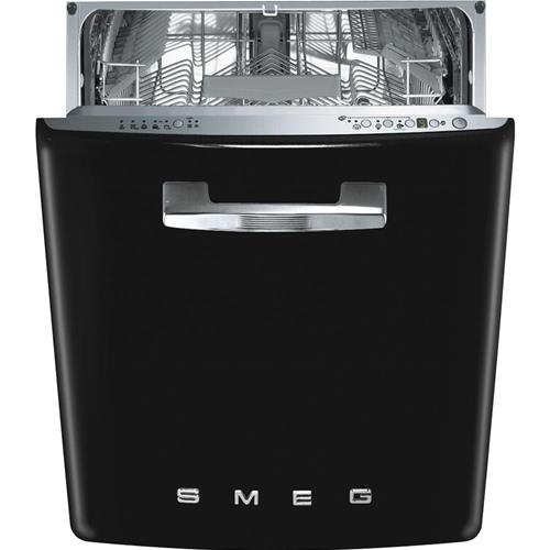 Smeg ST2FABNE2 Geschirrspüler | Unter der Arbeitsplatte | Energieklasse A+++ | Unterebene, Schwarz, Edelstahl