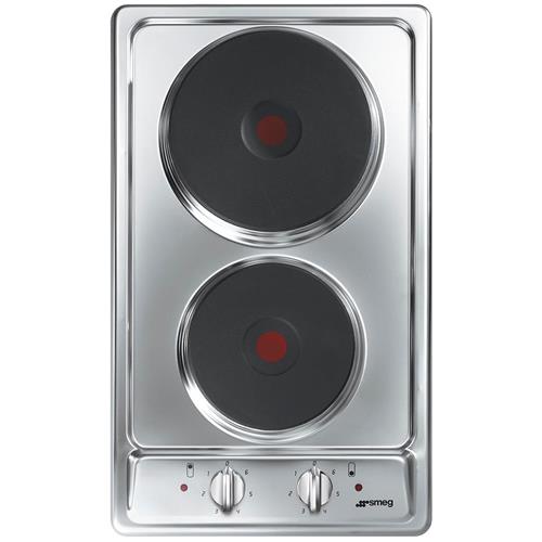 Smeg S232XC-1 Placa de cocción | Nevera de vino termoeléctrico | acero inoxidable, Para empotrar, Placa sellada