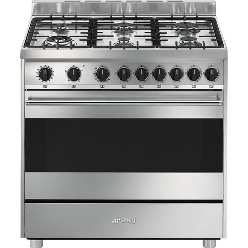 Smeg B9GVXI9 Herd | Küche | Energieklasse A | Küche, Edelstahl, Drehknopf