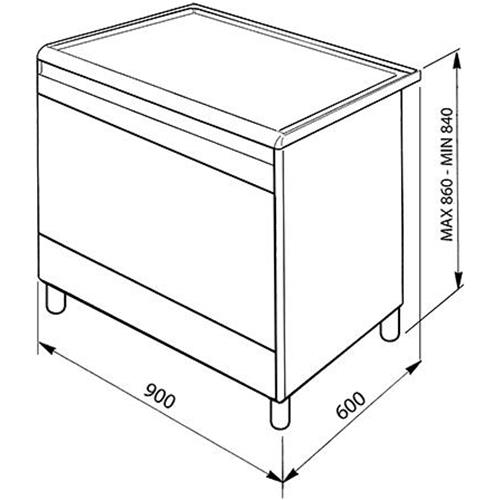 Smeg CX91M2 Herd | Freistehend