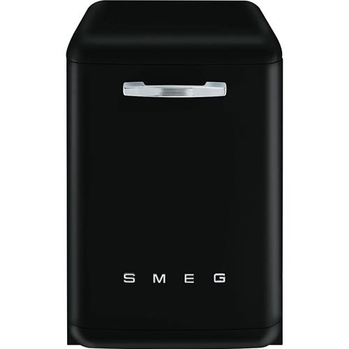 Smeg LVFABBL Geschirrspüler | Freistehend | Energieklasse A+++ | Freie Installation, Schwarz, Silber