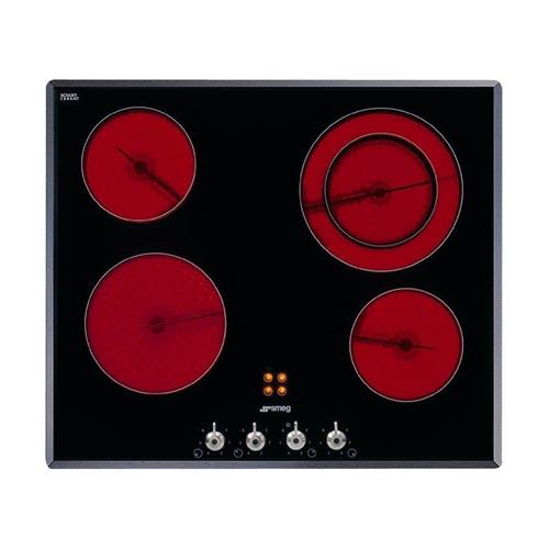 Smeg SE661X1 Kochfeld | Einbauversion | Schwarz, Einbauversion, Keramik
