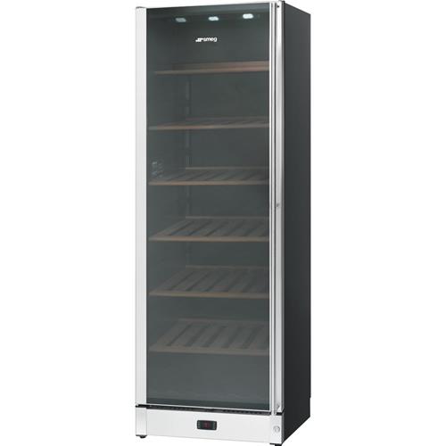 Smeg SCV115AS Weinkühlschrank | Freistehend | Energieklasse G | Weinkühlschrank mit Kompressor, Freie Installation, 197 Flasche(n)