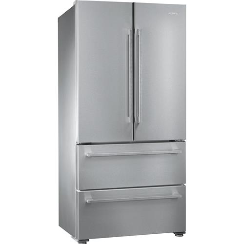 Smeg FQ55FX1 Kühl-gefrierkombination | Freistehend | Energieklasse A+ | Freie Installation, Flügeltür, Edelstahl