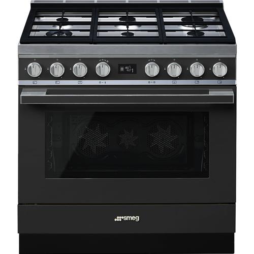 Smeg CPF9GPAN Herd | Küche | Energieklasse A+ | Küche, Anthrazit, Schaltflächen