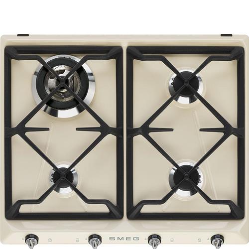 Smeg SR964PGH Plaque de cuisson | Intégré | crème, À encastrer, 60 cm