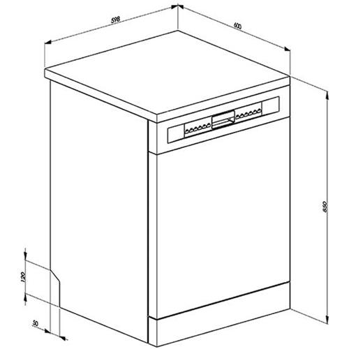 Smeg LVS533XIN Lavavajillas | Nevera de vino | Clase energética A+++ | Instalación gratuita, Dimensión máxima (60 cm), acero inoxidable