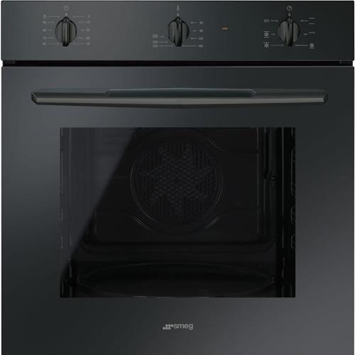 Smeg SF561N Backofen | Einbau | Energieklasse A | Elektroofen, 0 - 250 °C, Schwarz