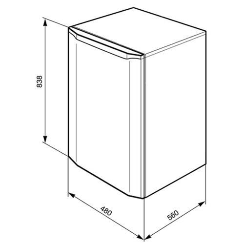 Smeg FA100AP Kühl-gefrierkombination | Freistehend