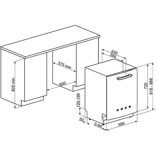 Smeg ST2FABPK Lave-vaisselle | Encastré