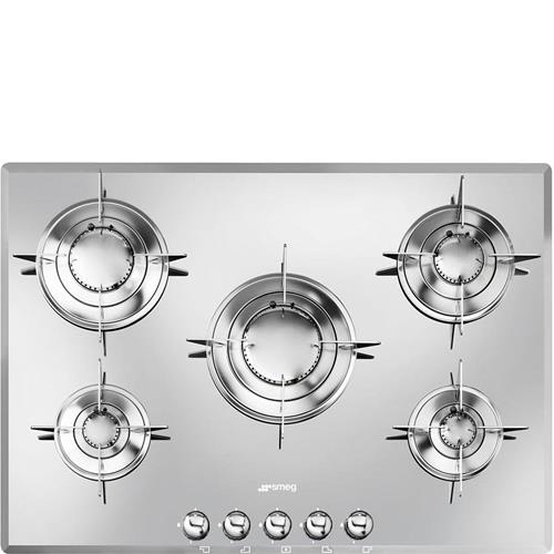 Smeg PTV705ES Kochfeld | Einbauversion | Edelstahl, Einbauversion, Gas