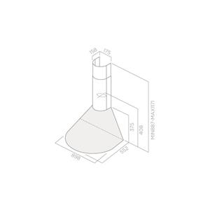 Cooker Hood elica TONDA IX F/90 - 2937999C