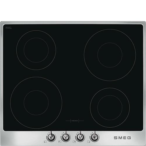 Smeg PI964X Plaque de cuisson | Intégré | acier inoxydable, À encastrer, Plaque à induction