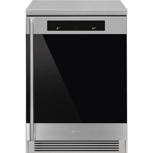Smeg CVF338X Vinoteca | Nevera de vino | Clase energética A | Vinoteca con compresor, Instalación gratuita, 38 botella/botellas