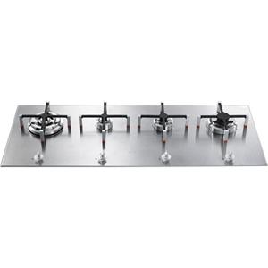 Smeg PX140 Plaque de cuisson | Intégré | acier inoxydable, À encastrer, Gaz