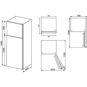 Smeg FD43PXNF4 Frigorífico-congelador | Instalación libre