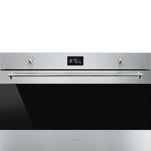Smeg SF9370GX Horno | Nevera de vino termoeléctrico | Clase energética A | Largo, Horno de gas natural, 105 L