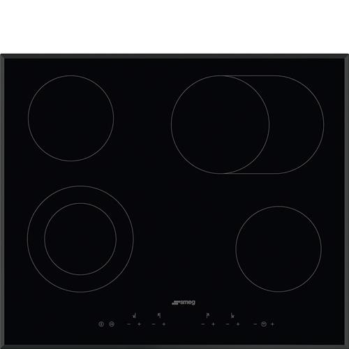 Smeg SE364EMTB Kochfeld | Einbauversion | Schwarz, Einbauversion, 60 cm