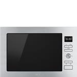 Smeg FMI425X Microwave oven | Built-in | Energy Class A | Microwave + Grill, Capacity: 25 L, Defrost Function