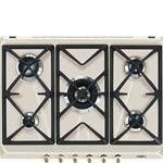 Smeg SRV876AVOGH2 Gas hob Built-in | Class A | 5 burners, Cast iron grids, Automatic ignition