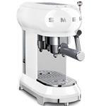 Smeg ECF01WHEU Kaffeemaschine | Ebene Fläche | Espressomaschine, 1 L, Gemahlener Kaffee